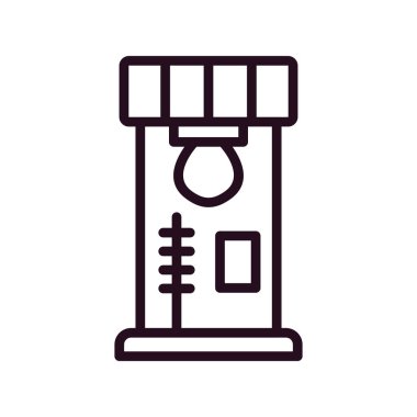 Modern Punch simgesinin vektör illüstrasyonu