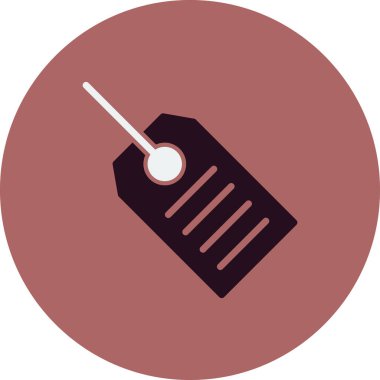  etiket satırı biçim vektör çizimi