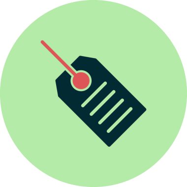  etiket satırı biçim vektör çizimi