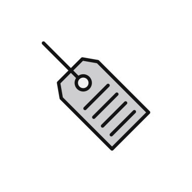  etiket satırı biçim vektör çizimi