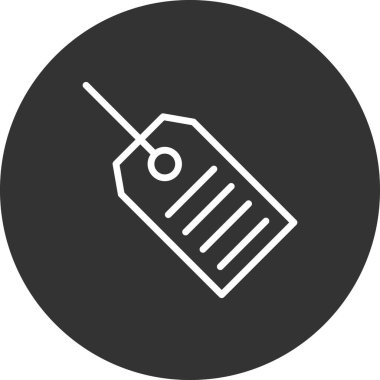  etiket satırı biçim vektör çizimi