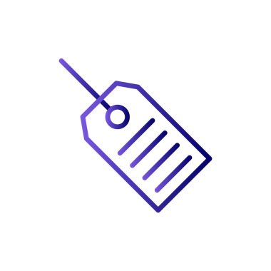  etiket satırı biçim vektör çizimi