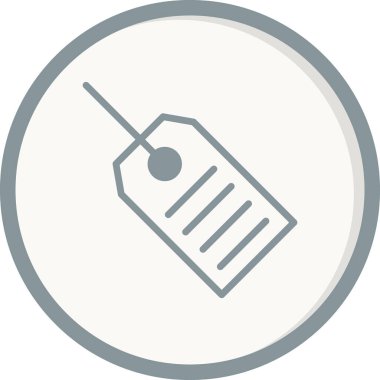  etiket satırı biçim vektör çizimi