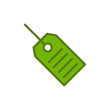  etiket satırı biçim vektör çizimi