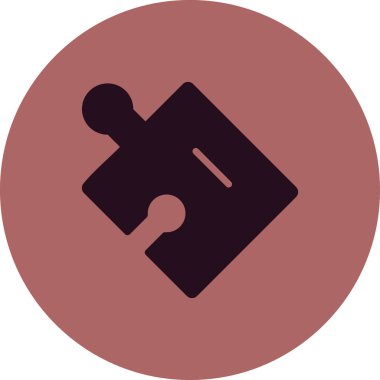 Bulmaca modern simgesinin vektör çizimi