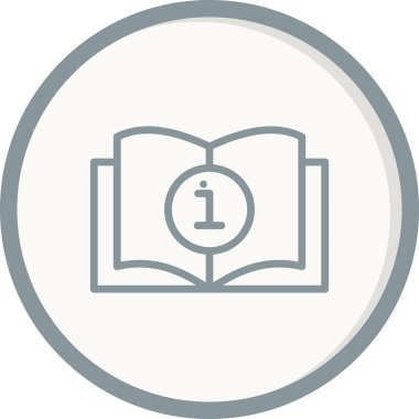 Kitap simgesinin vektör illüstrasyonu 