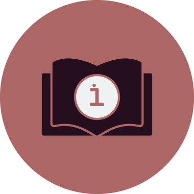 Kitap simgesinin vektör illüstrasyonu 