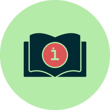 Kitap simgesinin vektör illüstrasyonu 