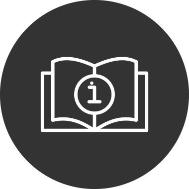 Kitap simgesinin vektör illüstrasyonu 
