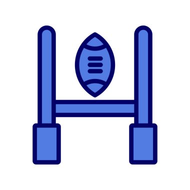 Rugby Hedefinin vektör çizimi 