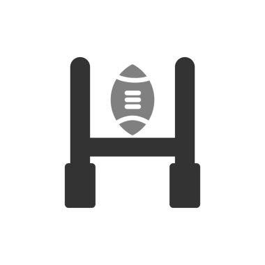 Rugby Hedefinin vektör çizimi 