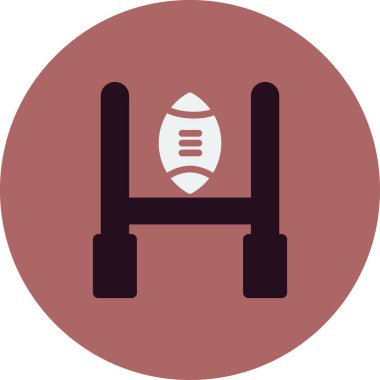 Rugby Hedefinin vektör çizimi 