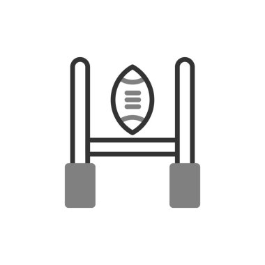 Rugby Hedefinin vektör çizimi 