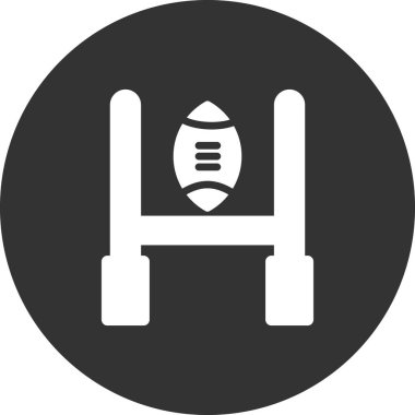 Rugby Hedefinin vektör çizimi 