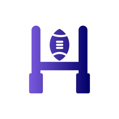 Rugby Hedefinin vektör çizimi 