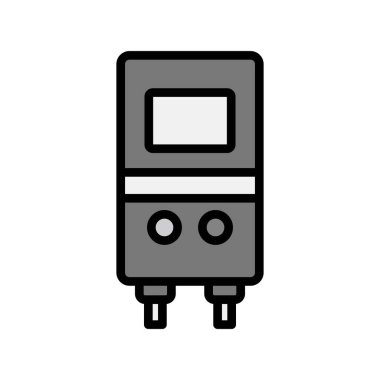 Termostat ısıtıcı vektör resimleme tasarımı 