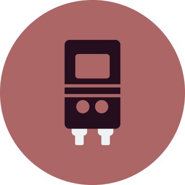 Termostat ısıtıcı vektör resimleme tasarımı 