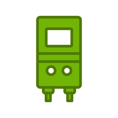 Termostat ısıtıcı vektör resimleme tasarımı 