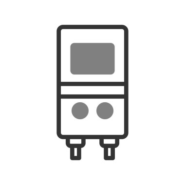 Termostat ısıtıcı vektör resimleme tasarımı 