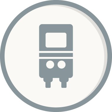 Termostat ısıtıcı vektör resimleme tasarımı 