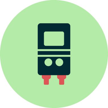 Termostat ısıtıcı vektör resimleme tasarımı 