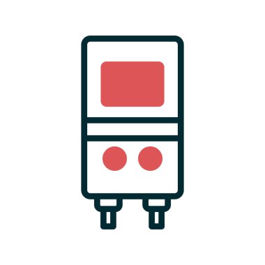 Termostat ısıtıcı vektör resimleme tasarımı 