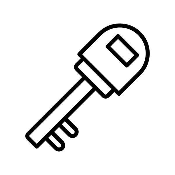 Key Icon Vector Illustration — Stock Vector