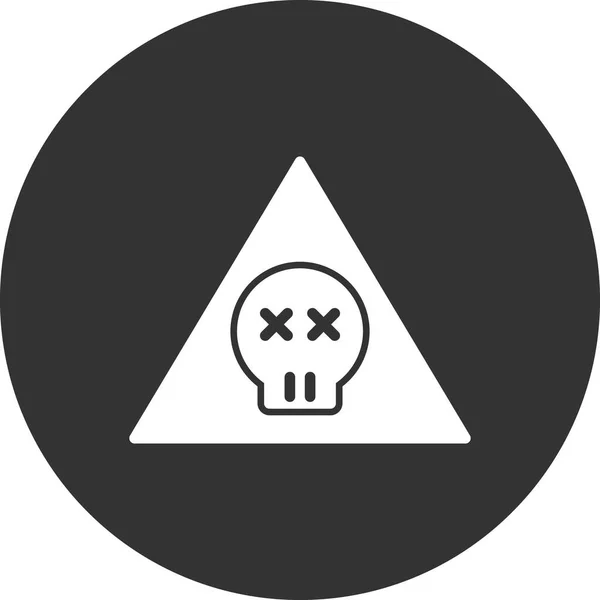 Poisonous Sign Vector Icon — 스톡 벡터