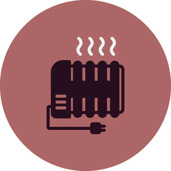Radiator Heating Icon Modern Vector Illustration Design — Vettoriale Stock