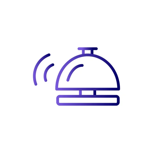 Reception Bell Web Icon Simple Design — стоковый вектор