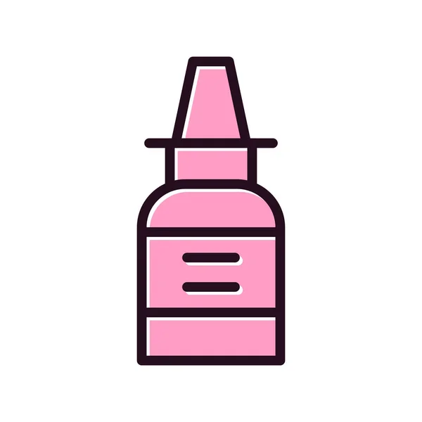 Spray Icono Web Ilustración Simple — Vector de stock