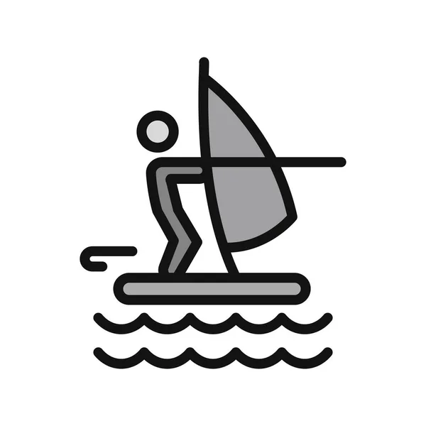 Sailing Modern Vector Icon — ストックベクタ