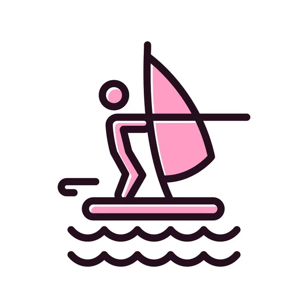 Sailing Modern Vector Icon — Image vectorielle