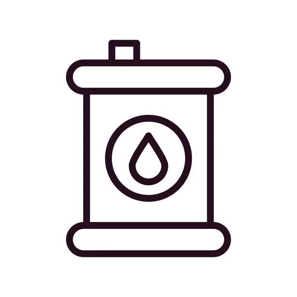Oil Barrel Fuel Pump Gas Icon — Archivo Imágenes Vectoriales