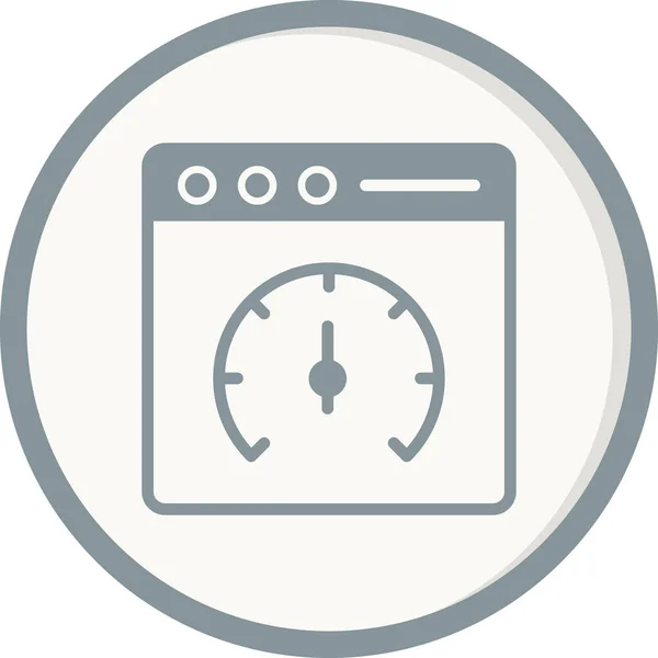 Pagina Snelheid Vector Icon — Stockvector