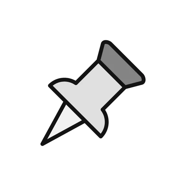 Icona Push Pin Illustrazione Vettoriale — Vettoriale Stock