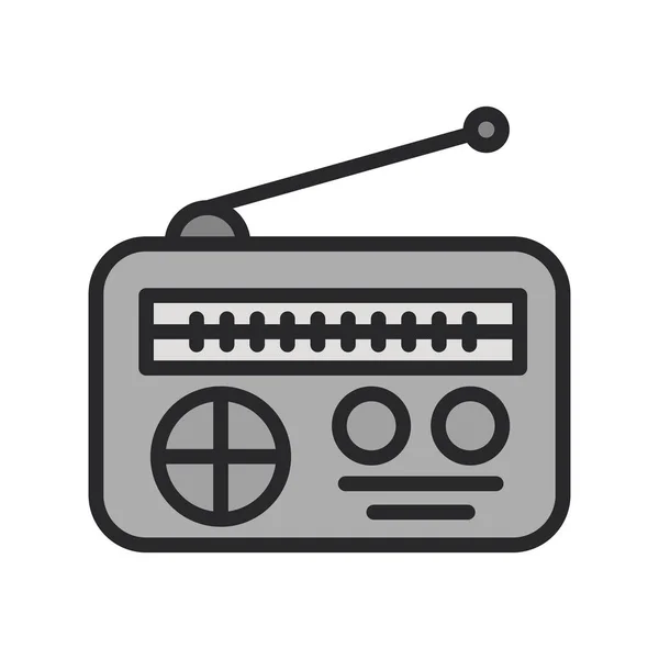 Απεικόνιση Διανυσμάτων Εικονιδίου Ραδιοφώνου — Διανυσματικό Αρχείο