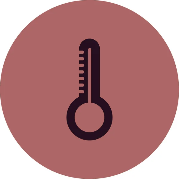 Vector Icon Illustration Thermometer Icon — Vetor de Stock