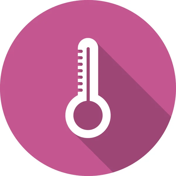 Vector Icon Illustration Thermometer Icon — Stock Vector