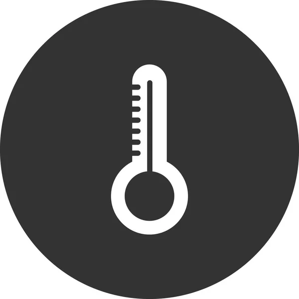 Vector Icon Illustration Thermometer Icon — Image vectorielle