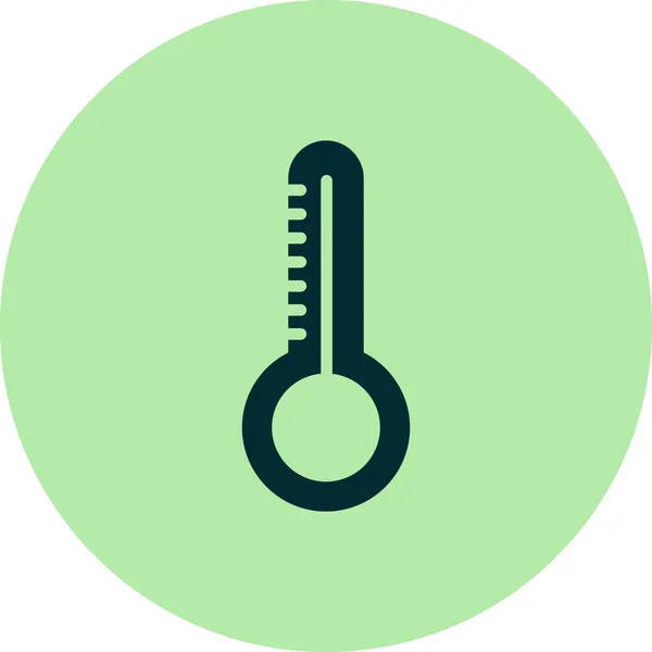 Vector Icon Illustration Thermometer Icon — Stock Vector