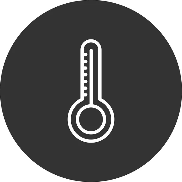 Vector Icon Illustration Thermometer Icon — ストックベクタ