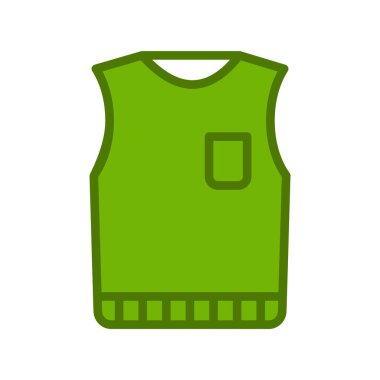 Kolsuz Jumper düz vektör simgesi