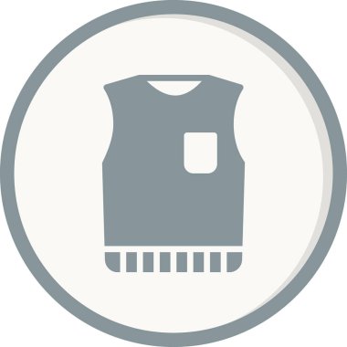 Kolsuz Jumper düz vektör simgesi