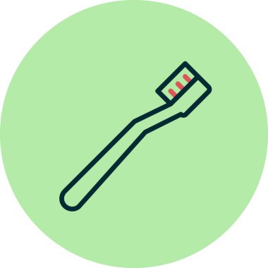  diş fırçası web simge vektör çizim