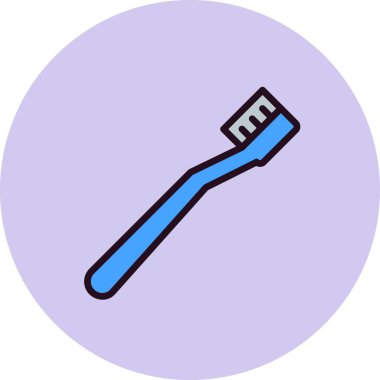  diş fırçası web simge vektör çizim