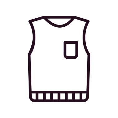 Kolsuz Jumper düz vektör simgesi