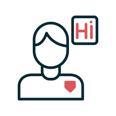 Çevirmen basit simge, vektör illüstrasyonu