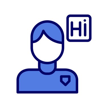 Çevirmen basit simge, vektör illüstrasyonu