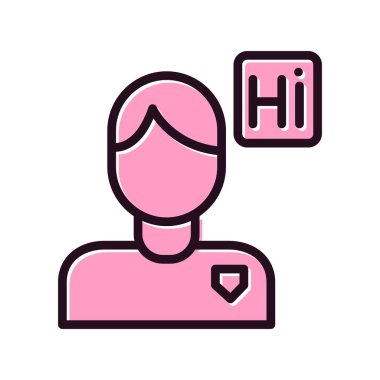 Çevirmen basit simge, vektör illüstrasyonu